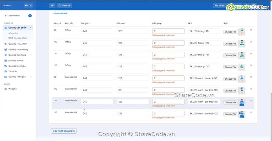 Web thời trang,Website bán quần áo,Web bán áo quần,website bán hàng biến thể,website bán quần áo laravel,laravel