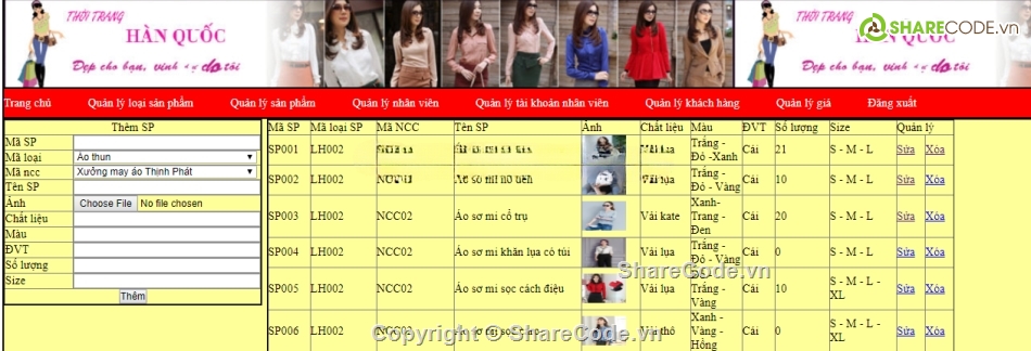 php thuần,full báo cáo,website thời trang