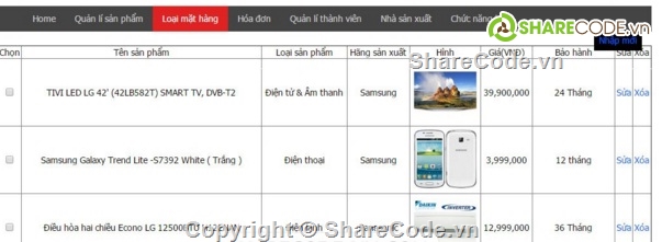 code PHP giao diện đẹp,Thương mại điện tử,website bán hàng,web bán điện tử,web bán tivi