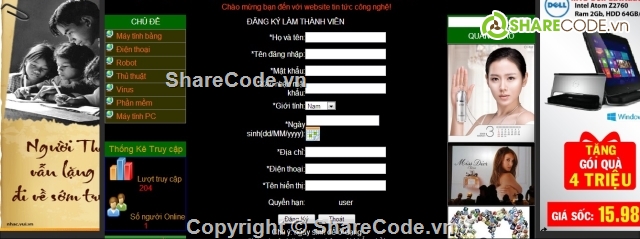 website tin tức,full báo cáo và slide,database sql,source code website tin tức,website tin tức linq one layer,website tin tức cơ bản nhất