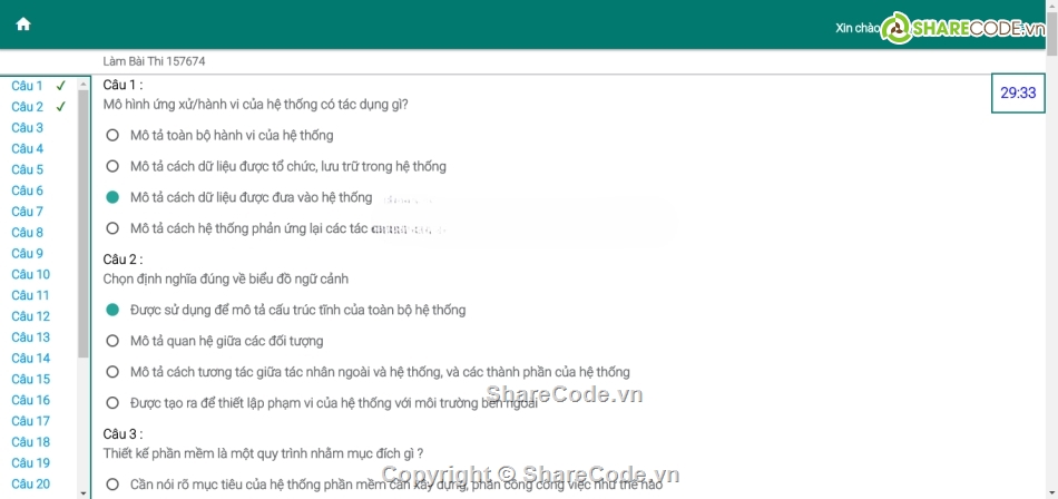giao diện web,website trắc nghiệm,website đẹp