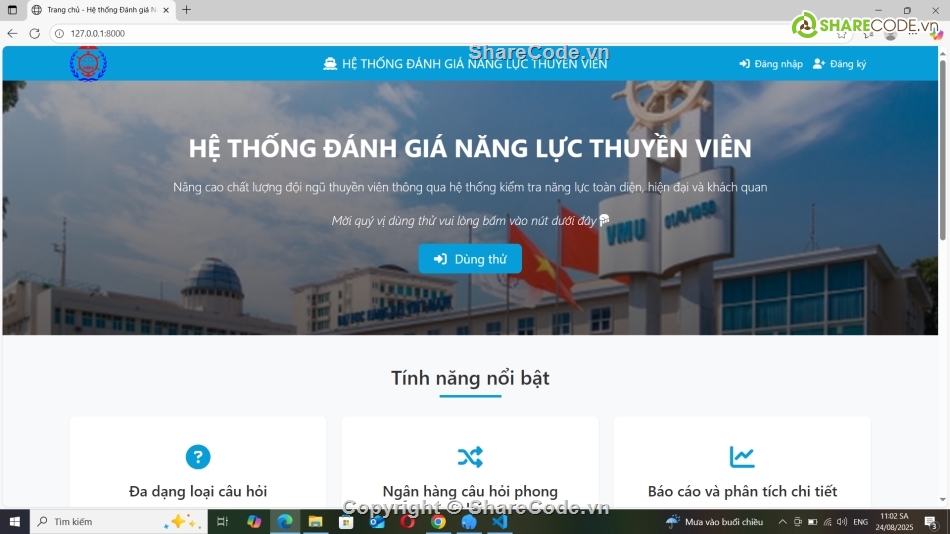 Website quản lý,quản lý nhân sự,website trắc nghiệm,quản lý bài kiểm tra,quản lý nhân lực