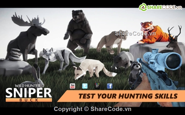 source code game,Wild Hunter,Wild Hunter Sniper Buck