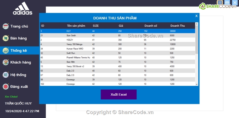 bán hàng thể thao C#,quản lý bán thể thao C#,C# bán hàng đồ thể thao,đồ án