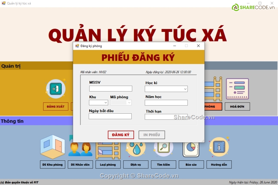C#,Kí túc xá,Winform,Báo cáo,Sinh viên,Bài tập