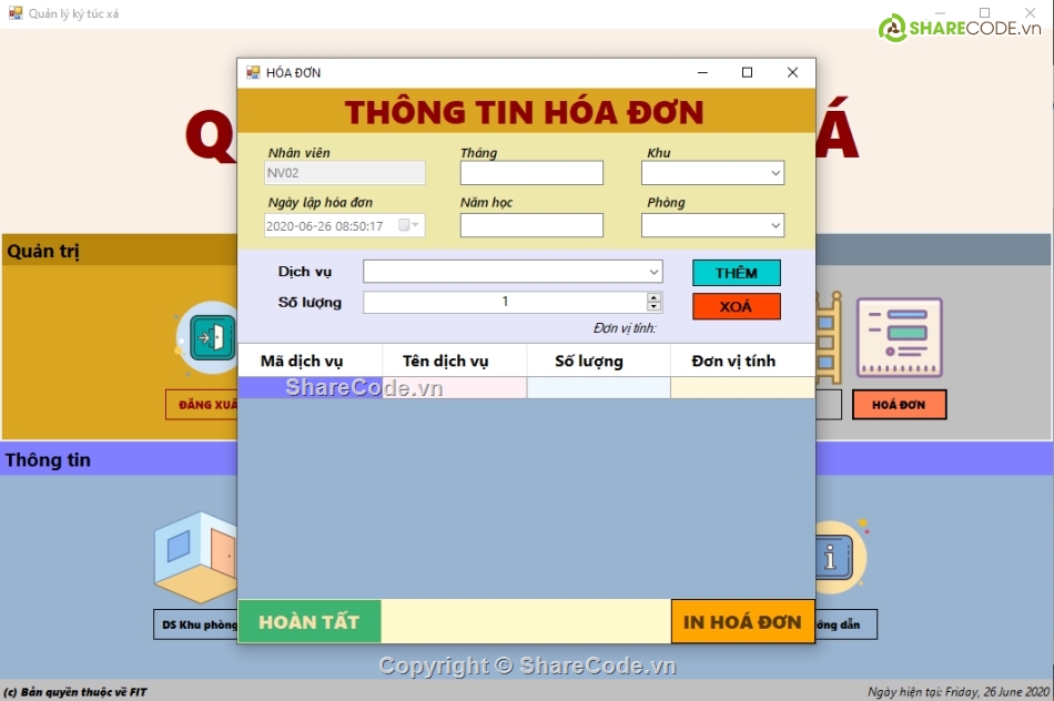 C#,Kí túc xá,Winform,Báo cáo,Sinh viên,Bài tập