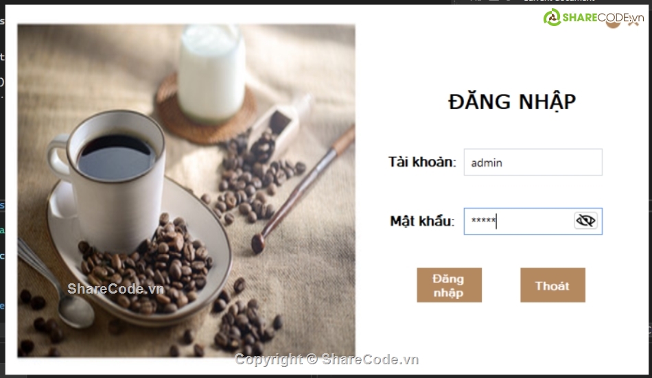 Code cafe SQL Server,code c# quản lý quán cafe,quản lý cafe winform c#,quản lý quán cà phê c#,winform quán cà phê,c# quản lý quán cafe