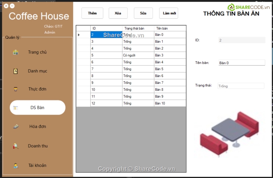 Code cafe SQL Server,code c# quản lý quán cafe,quản lý cafe winform c#,quản lý quán cà phê c#,winform quán cà phê,c# quản lý quán cafe