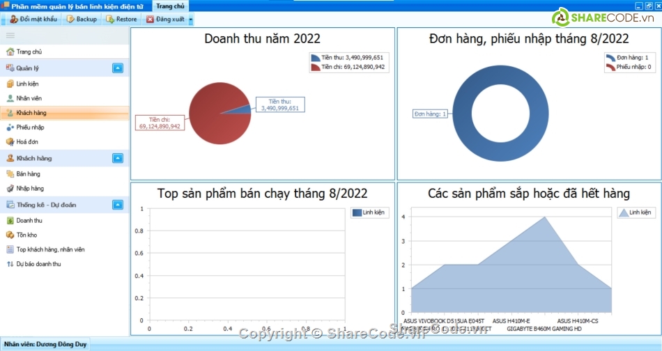 quản lý linh kiện C#,devexpress linh kiện C#,Quản lý link kiện winform,quản lý linh kiện c#,mô hình 3 lớp