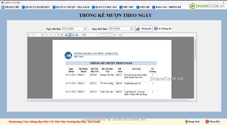 phần mềm quản lý thư viện,Code quản lý,phần mềm quản lý,share source code phần mềm quản lý thư viện,quản lý thư viện 3 lớp,code quản lý thư viện sql server