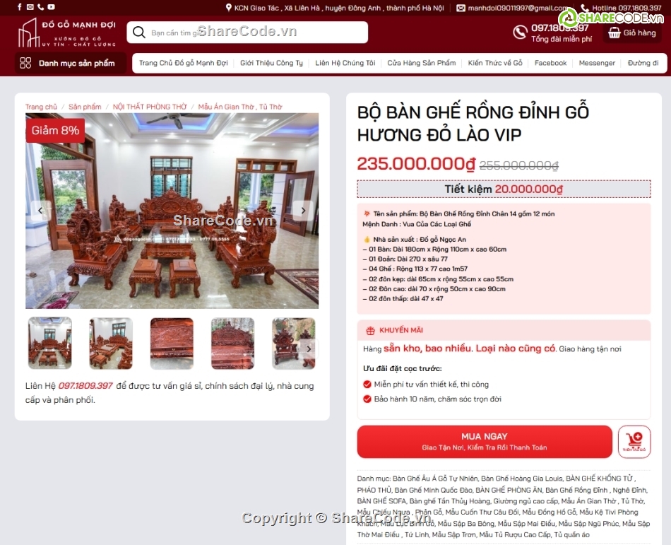 source web bán hàng,web bán hàng,nội thất,web nội thất,web đồ gỗ