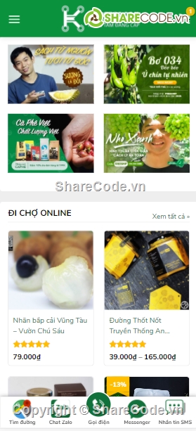 thực phẩm sạch,giao diện website thực phẩm sạch,bán thực phẩm