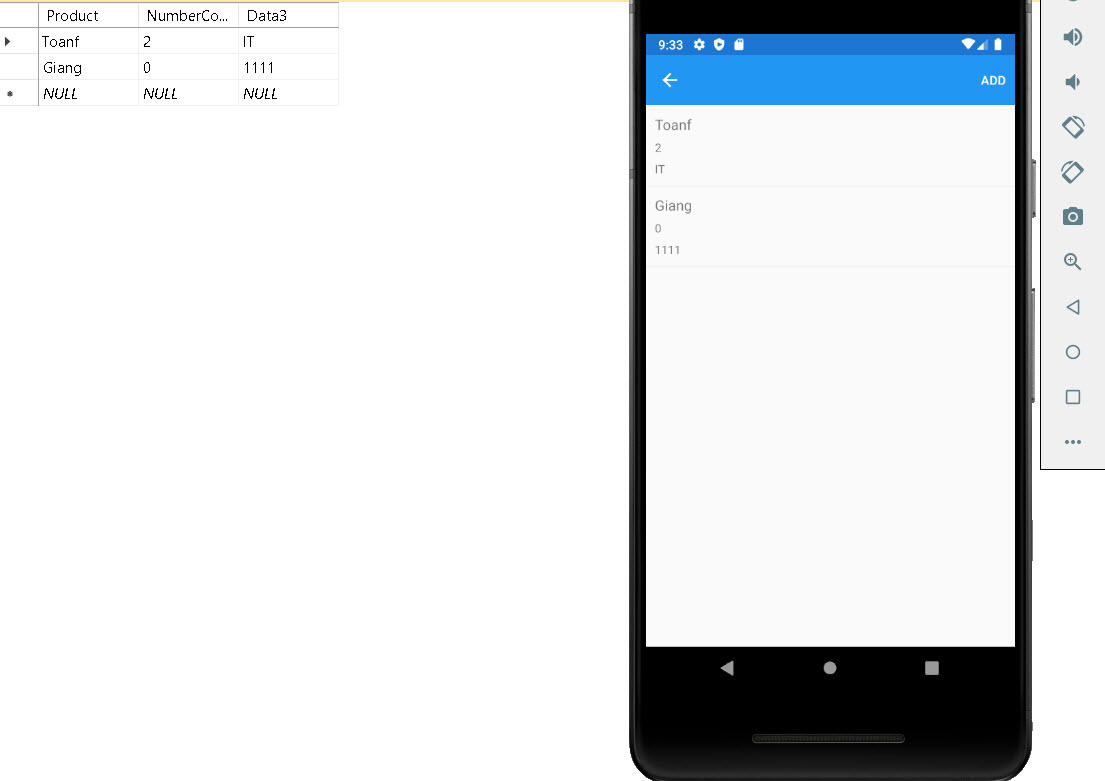 xamarin android,xamarin ios,xamarin sql