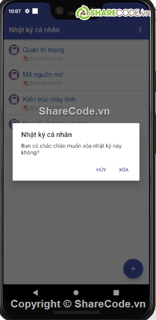 Nhật kí cá nhân,App báo thức nhắc nhở,App nhật ký cá nhân,App android nhật ký cá nhân,app mobile android