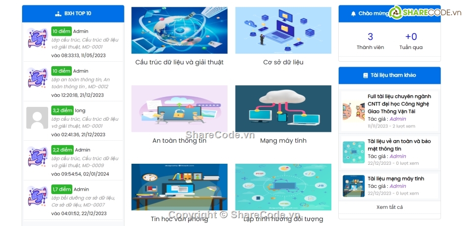 web thi trắc nghiệm,đồ án,javascript