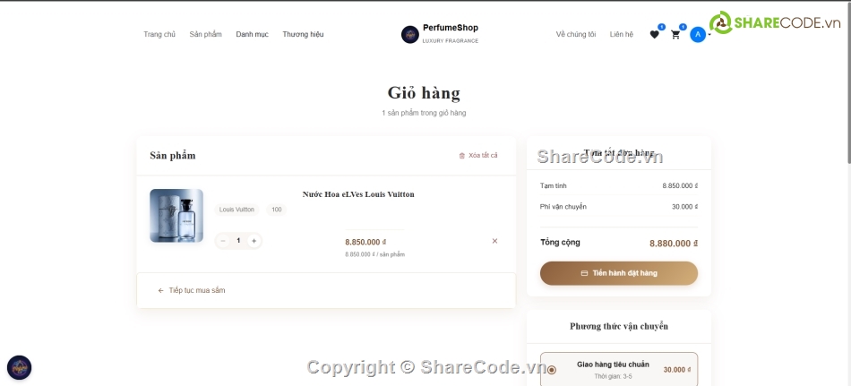 website bán nước hoa,bán website,website bán hoa,web bán nước hoa