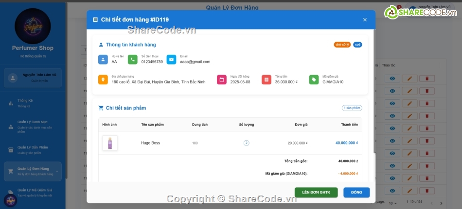 website bán nước hoa,bán website,website bán hoa,web bán nước hoa