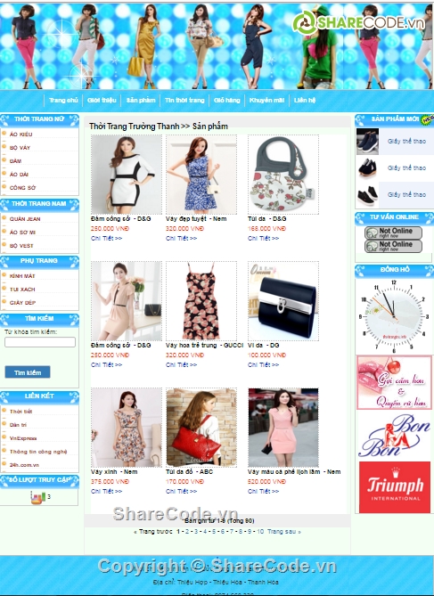 website bán hàng,đồ án web asp.net,đồ án tốt nghiệp,web bán quần áo