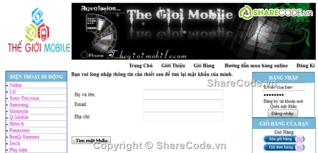 website,web bán hàng asp.net,dienthoai