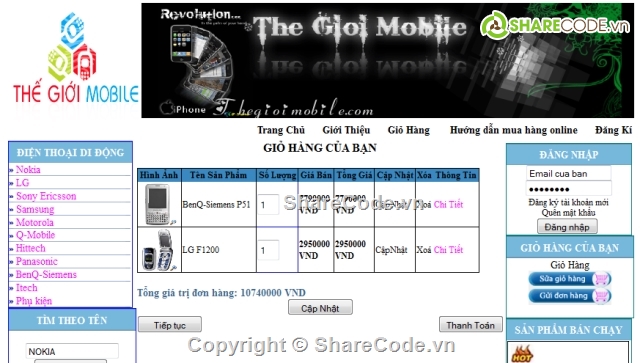 website,web bán hàng asp.net,dienthoai