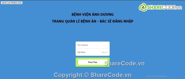 Quản lí bệnh nhân,quản lí bệnh nhân nội trú,Bệnh Nhân Nội Trú,Website PHP Quản lý Bệnh nhân,Web quản lý bệnh nhân nội trú,thông tin bệnh nhân