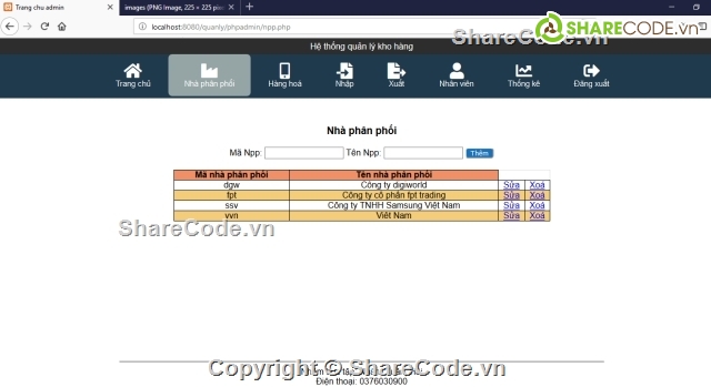 code php web quản lý kho,quản lý kho hàng,website quản lý,đồ án quản lý kho,đồ án web php