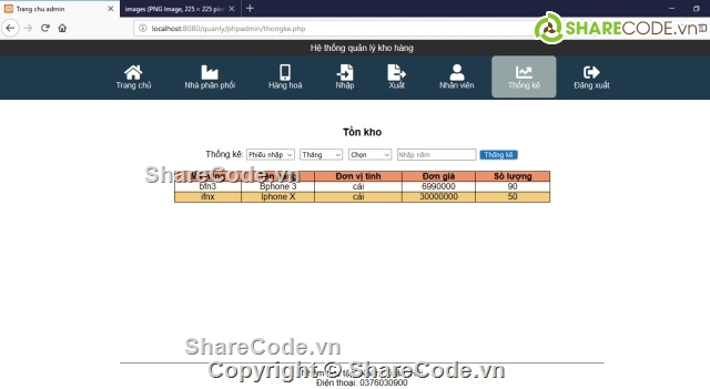code php web quản lý kho,quản lý kho hàng,website quản lý,đồ án quản lý kho,đồ án web php