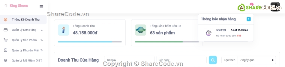 laravel bán giày,php laravel tmđt,tmđt bán giày