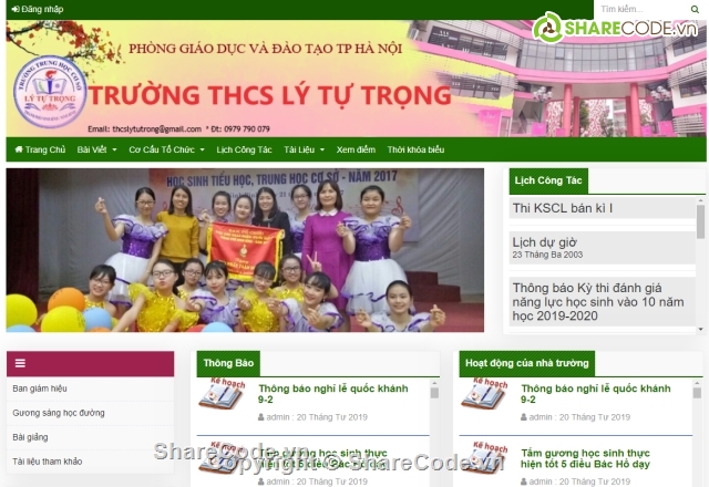 website trường học,web trường học,Website tin tức trường học