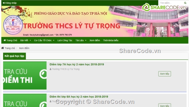 website trường học,web trường học,Website tin tức trường học