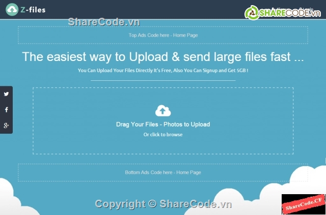 truyền file,sharefile,Zfile,upload file,ứng dụng lưu trữ file