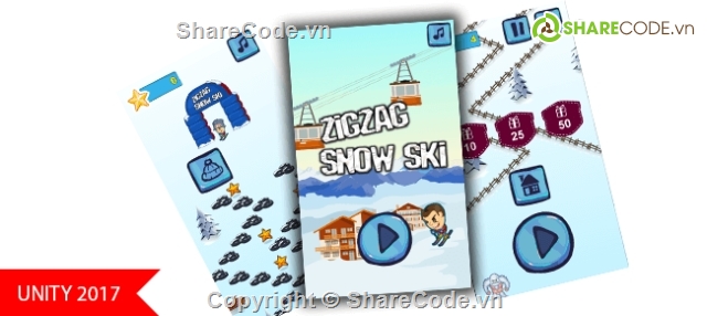 Zig Zag,Project,game,unity,ZigZag Snow Ski