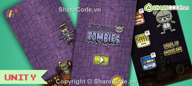 unity,game,android,Zombie Bear Night Shooting