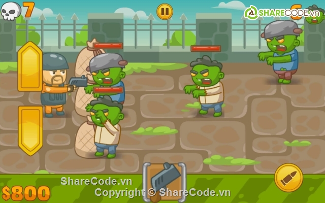 Unity,game,android,Zombie Defense,Source Zombie