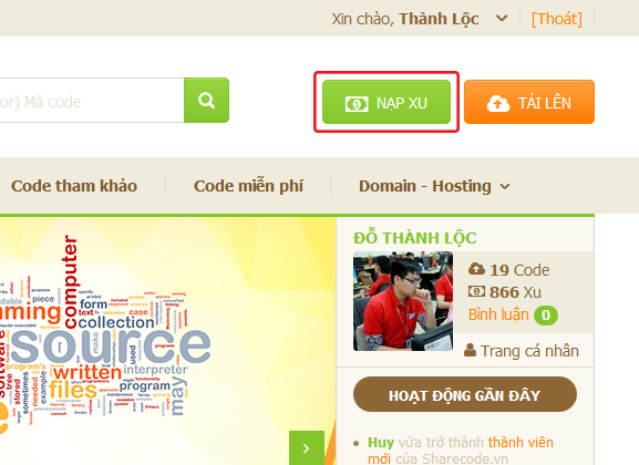 Hướng dẫn NẠP TIỀN vào tài khoản Nạp tiền, nạp qua thẻ điện thoại, nạp tiền atm, ví điện tử, nạp thẻ