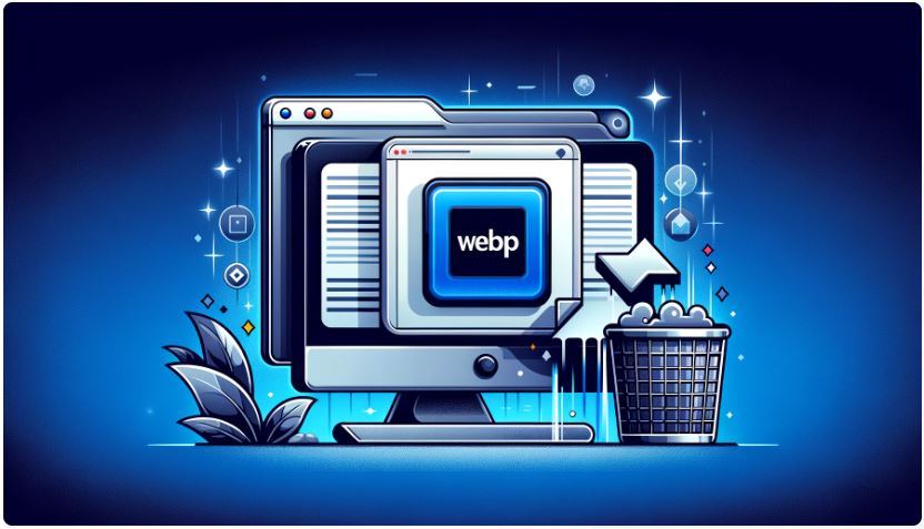 Xóa toàn bộ ảnh có định dạng .webp, xóa ảnh định dạng .webp, xóa ảnh có định dạng .webp