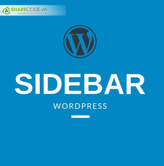 Sidebar là gì, sharecode.vn, sidebar trong WordPress