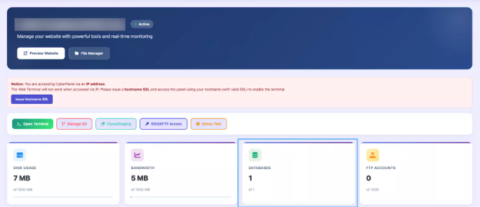 Maximum, website, limit reached
