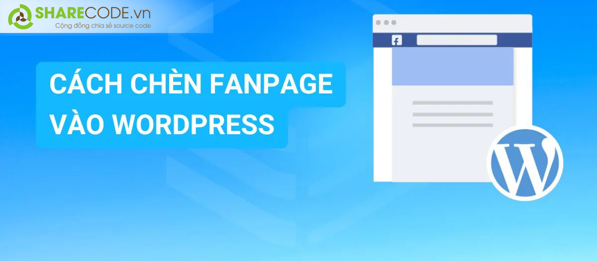  WordPress, fanpage vào WordPress, WordPress Facebook