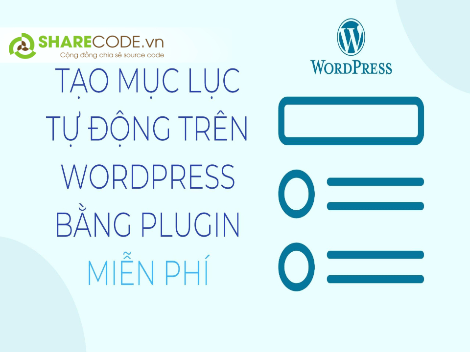 plugin mục lục, plugin wordpress, wordpress