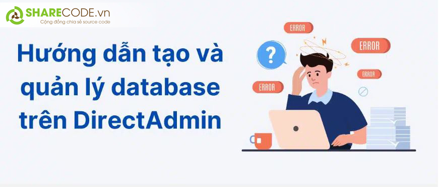 database, DirectAdmin, tạo database trên DirectAdmin