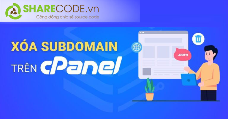 xóa subdomain, subdomain trên cPane, xóa dữ liệu subdomain