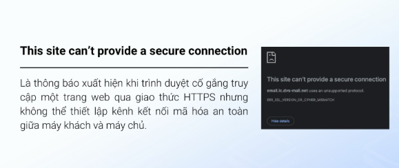 connection, HTTPS, This site can’t provide a secure connection