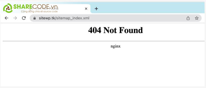 lỗi 404, lỗi 404 Sitemap, lỗi 404 trên aaPanel, Nginx