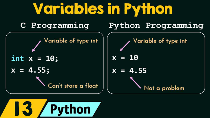 Python, biến, kiểu dữ liệu