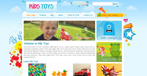 kid theme, kid wordpress template, website template, WordPress Themes, Kids website