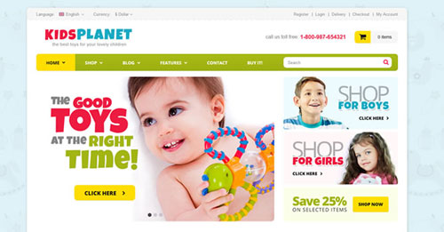 kid theme, kid wordpress template, website template, WordPress Themes, Kids website