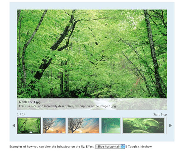 gallery, jQuery Plugins, slideshow, 