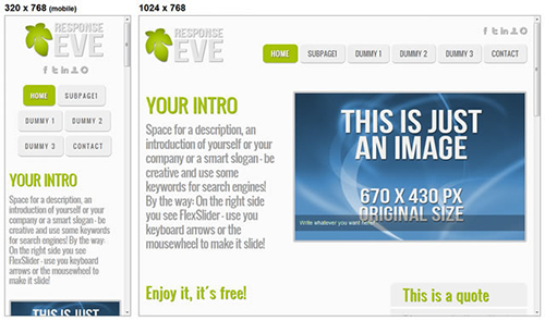 free template, Responsive Template, Template, Template tips, Responsive Website Templates