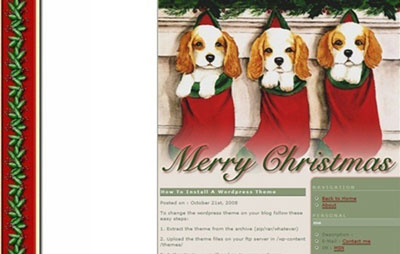 Christmas, Free web template, Giáng sinh, noel, web template, WordPress Themes